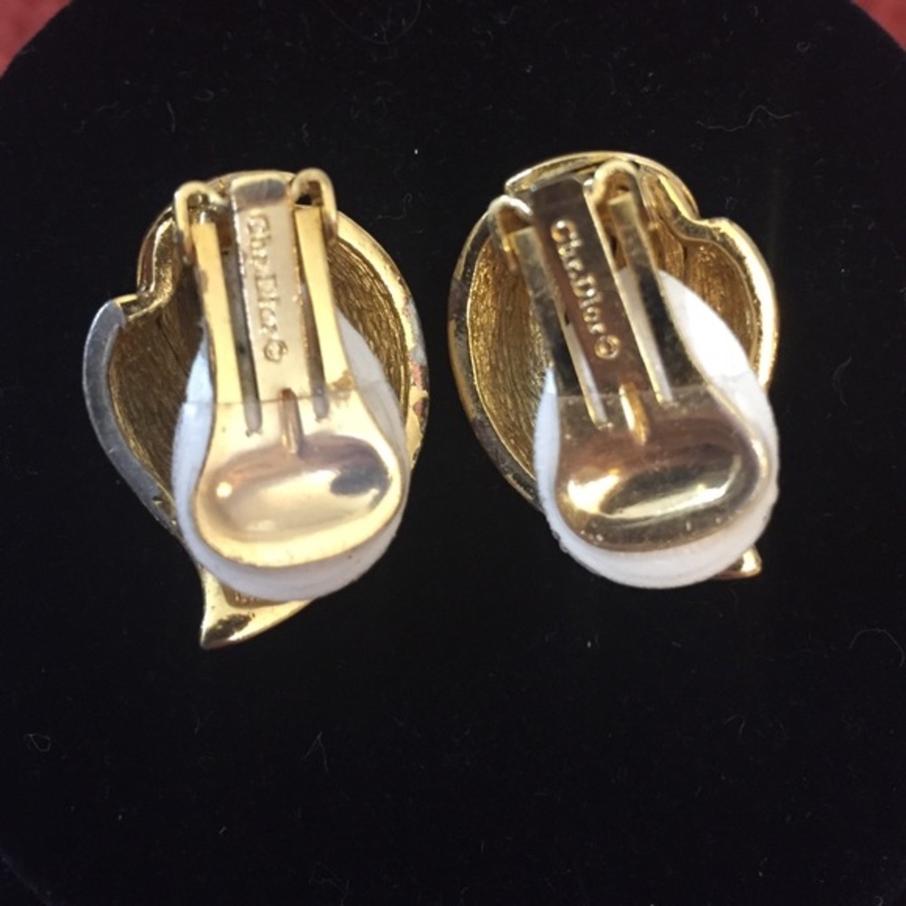 Chr. Dior clip earrings - Picture 2 of 4